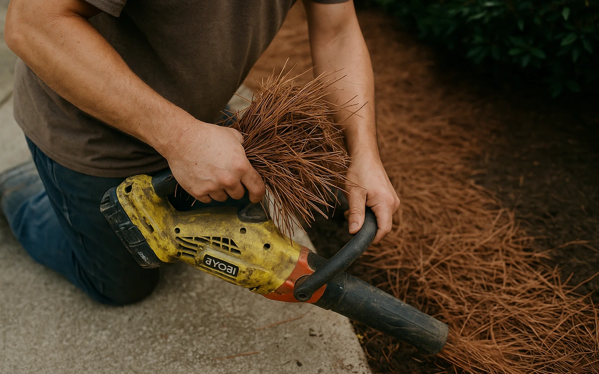 Pine straw delivery and installation contractor